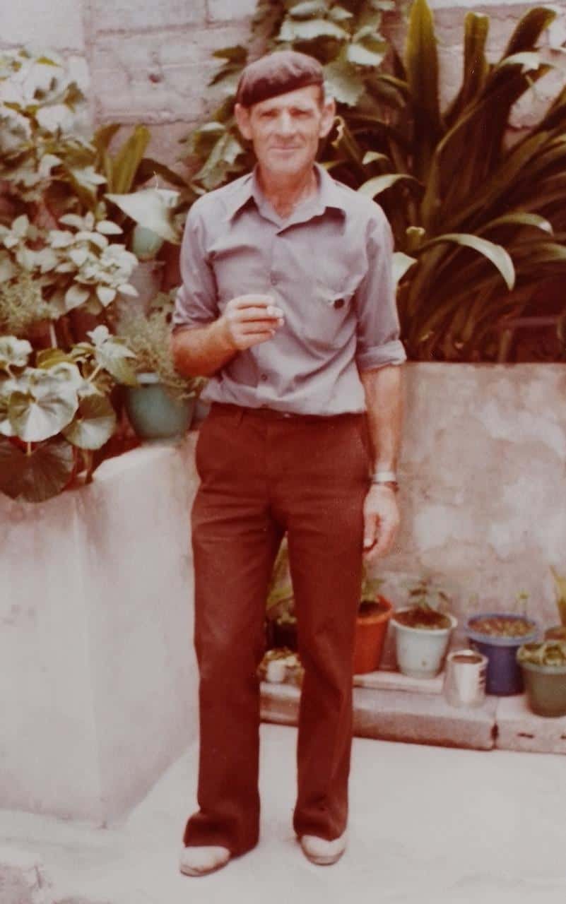 Retrato de Don Fidel Marrero González, agricultor que trabajó la finca de El Conde.